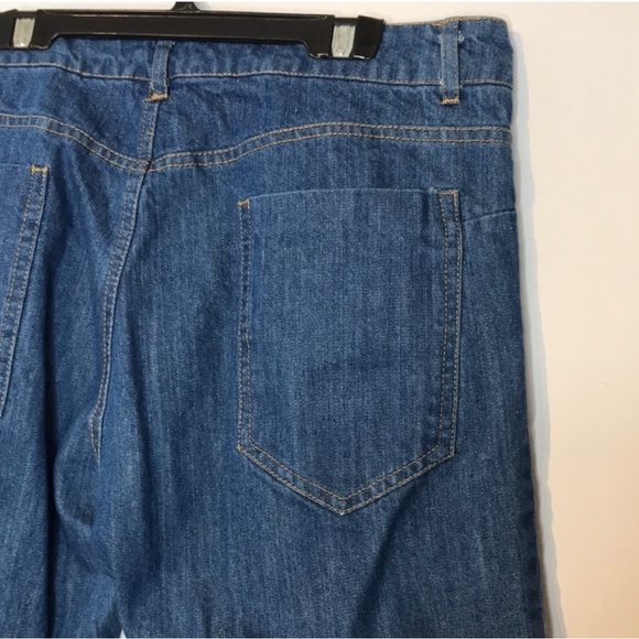 Pepaloves Anthropologie “I’m only kitten” embroidered cat straight leg jeans - Picture 7 of 7